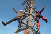 Salita invernale da Barzizza di Gandino alla Conca del Farno, con giro ad anello al Pizzo Formico, alla Montagnina e al Rifugio Parafulmen il 10 marzo 2011